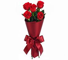 Букет 5 Красных роз Эдлесс Лав в Анискино