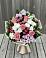 Букет цветов из: Альстромерии, Гвоздики, Розы и Хризантемы в Анискино