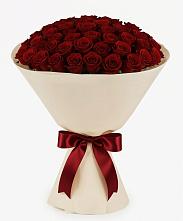 Букет 101 Бордовая роза Блэк Бакарра в Анискино