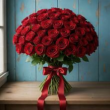 Букет Красные розы Блэк Меджик в Анискино