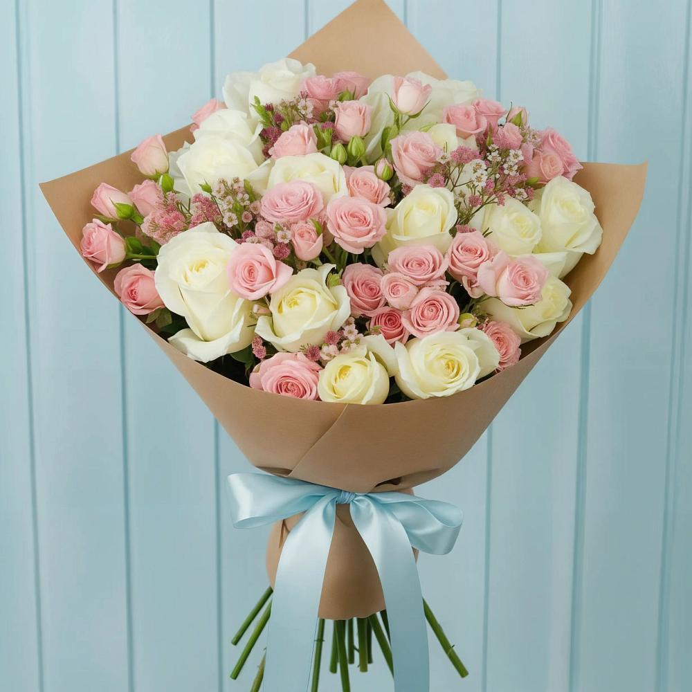 Букет цветов из: Розы в Анискино