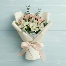 Букет цветов из:  Альстромерии в Анискино