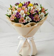 Букет цветов из:  Альстромерии в Анискино
