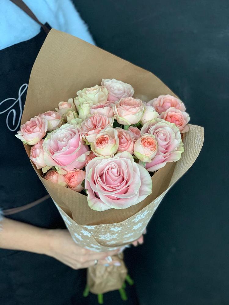 Букет цветов из: Хризантемы и Розы в Анискино