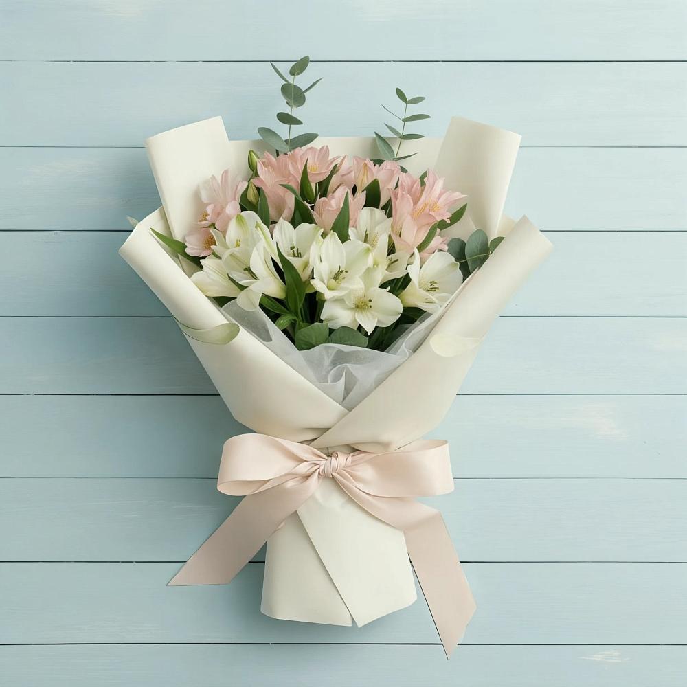 Букет цветов из: Альстромерии в Анискино