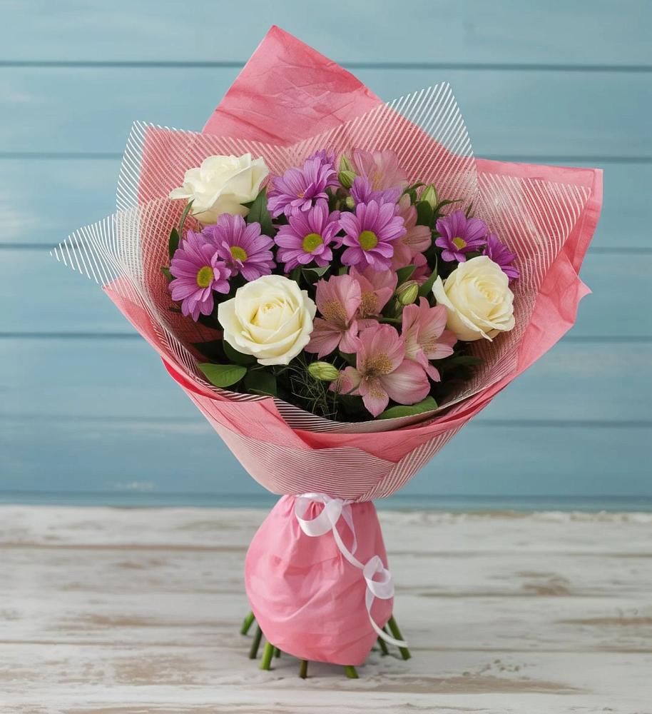 Букет цветов из: Герберы в Анискино