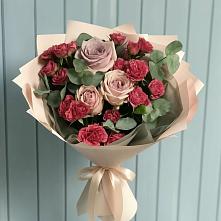 Букет цветов из:  Гвоздики и Розы #REPLACE_PRED# Анискино