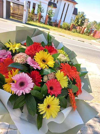 Букет цветов из: Герберы в Анискино
