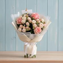 Букет цветов из:  Розы в Анискино