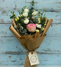 Букет цветов из:  Розы и Лизиантусы в Анискино